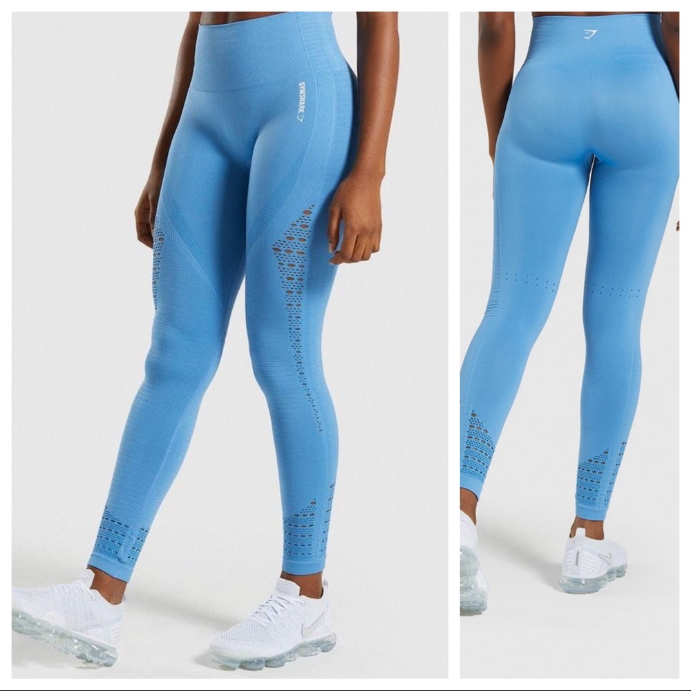 Gymshark Blue Vital Seamless Leggings
